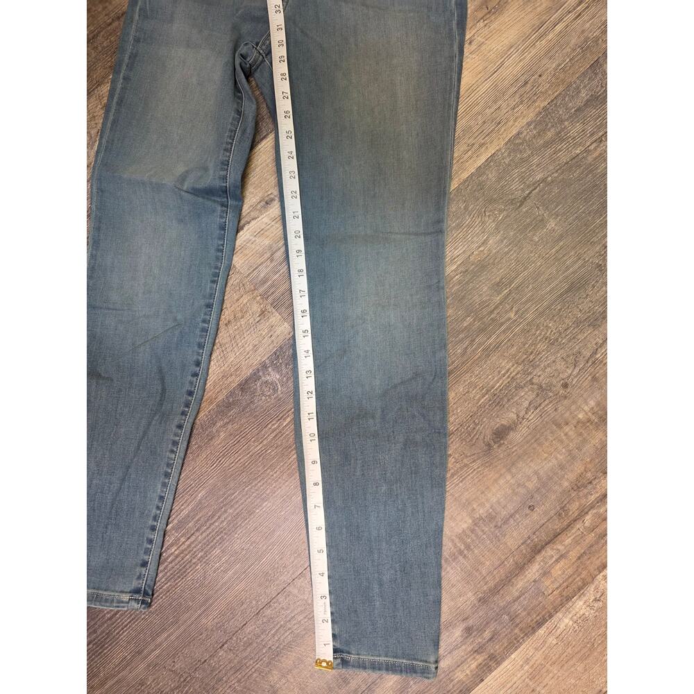 Amazon Essentials Women's Jeans 12 Long High Rise Skinny Blue Stretch Denim NWT - Picture 5 of 7